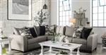 Barnett Sectional Sofa in Gray by Furniture of America - FOA-SM5204GY