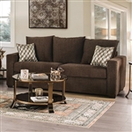 Tammi Sofa in Brown by Furniture of America - FOA-SM6023-SF