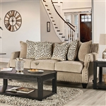 Hendon Sofa in Beige Finish by Furniture of America - FOA-SM6226-SF