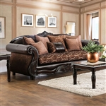 Elpis Sofa in Brown by Furniture of America - FOA-SM6404-SF