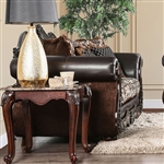 Jamael Love Seat in Brown by Furniture of America - FOA-SM6405-LV