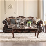 Jamael Sofa in Brown by Furniture of America - FOA-SM6405-SF