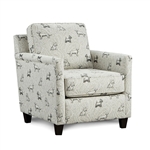 Pocklington Chair in Dog Multi Finish by Furniture of America - FOA-SM8188-CH-DG