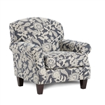 Porthcawl Chair in Floral Multi Finish by Furniture of America - FOA-SM8190-CH-FL