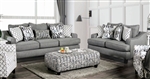 Verne 2 Piece Sofa Set in Bluish Gray by Furniture of America - FOA-SM8330