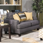 Orson Love Seat in Gray by Furniture of America - FOA-SM8600-LV