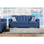 Ravel I Sofa in Blue by Furniture of America - FOA-SM8802-SF