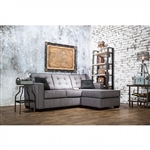 Ravel II Sectional Sofa in Gray by Furniture of America - FOA-SM8851