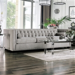 Elliot Sofa in Light Gray by Furniture of America - FOA-SM9115-SF