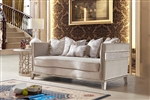 Traditional Style Loveseat in Beige Finish by Homey Design - HD-20301-L
