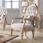 Salon Chair in Gold Finish by Homey Design - HD-2670-C