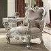 Georgian Traditional Silver Trim Chair by Homey Design - HD-372-C