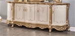 Traditional Style Buffet in Gold & Beige Finish by Homey Design - HD-9083-BF