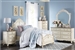 Cinderella 4 Piece Youth Bedroom Set in White Finish by Home Elegance - HEL-1386TNW-1-4