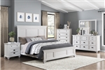 Mackinac Queen Bed in White Finish by Home Elegance - HEL-1454-1