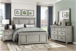 Providence Queen Bed in Antique White Finish by Home Elegance - HEL-1458-1