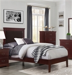 Seabright Twin Bed in Cherry Finish by Home Elegance - HEL-1519CHT-1