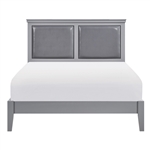 Seabright Queen Bed in Gray by Home Elegance - HEL-1519GY-1