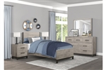 Zephyr Queen Bed in 2 Tone Finish by Home Elegance - HEL-1577-1