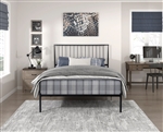 Augusta Full Platform Bed in Black Finish by Home Elegance - HEL-1630F-1