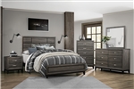 Davi Queen Bed in Gray Finish by Home Elegance - HEL-1645-1