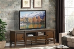 Frazier Park 81" TV Stand in Brown Cherry by Home Elegance - HEL-16490-81T