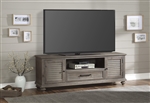 Cardano 72" TV Stand in Driftwood Light Brown by Home Elegance - HEL-16890BR-72T