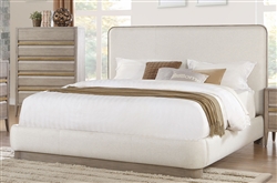 Aristide Queen Platform Bed in Gold by Home Elegance - HEL-1723-1