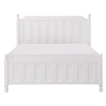 Wellsummer Queen Bed in White by Home Elegance - HEL-1803W-1