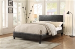 Deleon Queen Bed in Dark Brown by Home Elegance - HEL-1881PU-1