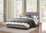 Chasin Queen Bed in Neutral Gray by Home Elegance - HEL-1896N-1