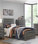 Beechnut Twin Bed in Gray Finish by Home Elegance - HEL-1904TGY-1