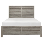 Mandan Queen Bed in Gray by Home Elegance - HEL-1910GY-1