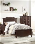 Meghan Twin Platform Bed in Espresso Finish by Home Elegance - HEL-2058CT-1