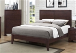 Kari Queen Bed in Dark Merlot by Home Elegance - HEL-2146-1