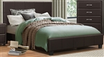 Lorenzi Queen Bed in Dark Brown by Home Elegance - HEL-2220DBR-1