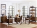 Sedley 3 Piece Home Office Set in Walnut by Home Elegance - HEL-5415RF