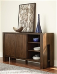 Sedley Server in Walnut by Home Elegance - HEL-5415RF-40