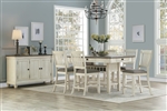 Granby 5 Piece Counter Height Dining Set in 2-Tone by Home Elegance - HEL-5627NW-36-5