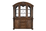 Bergen Buffet & Hutch in Dark Oak Finish by Home Elegance - HEL-5829-50