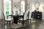 Daisy 5 Piece Dining Set in Espresso by Home Elegance - HEL-710-72TR-5WS