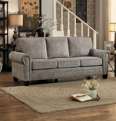 Cornelia Sofa in Sand by Home Elegance - HEL-8216SD-3