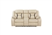 Amite Power Double Reclining Love Seat in Beige Fabric by Home Elegance - HEL-8229NBE-2PW