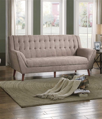 Erath Sofa in Sand by Home Elegance - HEL-8244SD-3