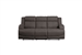 Camryn Double Reclining Sofa in Chocolate Fabric by Home Elegance - HEL-9207CHC-3