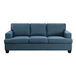 Elmont Sofa in Blue by Home Elegance - HEL-9327BU-3