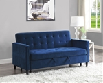 Strader Sofa in Navy by Home Elegance - HEL-9427NV-3CL