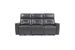 Burwell Power Double Reclining Sofa in Dark Gray Fabric by Home Elegance - HEL-9446GY-3PW