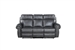 Granville Double Reclining Sofa in Gray Fabric by Home Elegance - HEL-9488GY-3