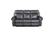 Granville Power Double Reclining Sofa in Gray Fabric by Home Elegance - HEL-9488GY-3PW